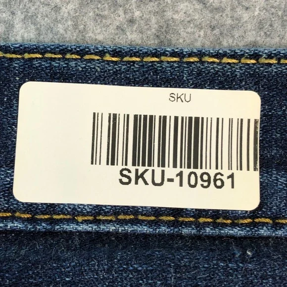 Levis 569 Mens Jeans 36x30 (fits 37x28) Blue Loose Straight Relaxed Dark Wash - Picture 15 of 15